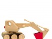 Houten graafmachine