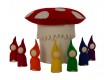 Paddenstoel met kabouters