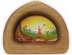 Houten kaartenlijst boog