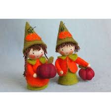 2 pompoenkaboutertjes (Pippilotta) Zelf maken