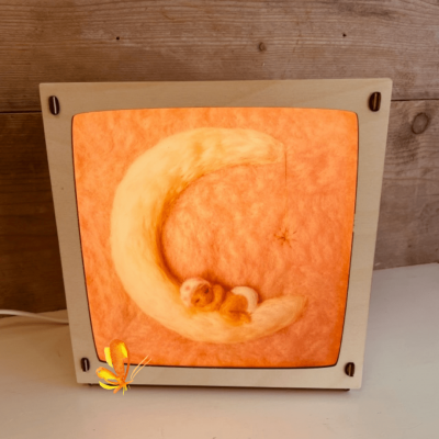 Wisselplaat Silhoutlamp - Baby Roze (Het Wolfeetje)