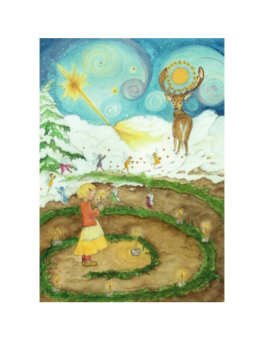 Ansichtkaart Advent (EentjevanMargo)