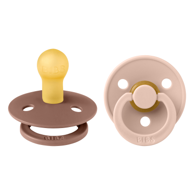 Fopspeen Natuurrubber 2 pack - Woodchuck/blush (BIBS)