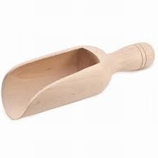 Beukenhouten schepje groot