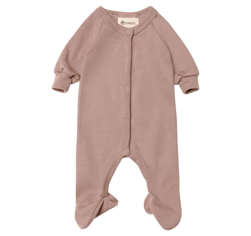 Wolzijden jumpsuit - dusty rose