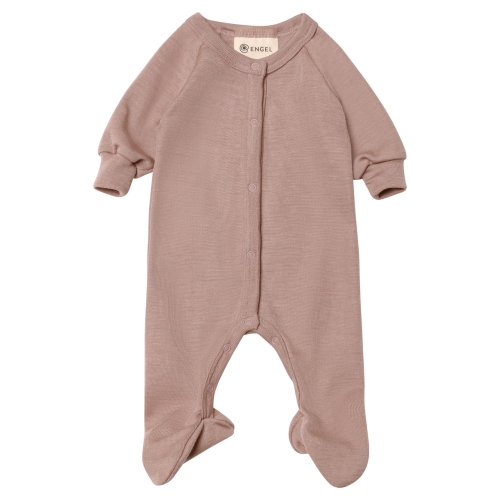 Wolzijden jumpsuit - dusty rose