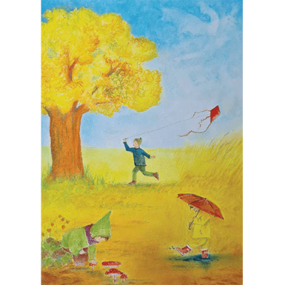 Ansichtkaart Herfst (Brechtje Duijzer)