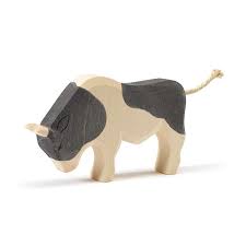 Houten Stier Gevlekt - Etend (Ostheimer)