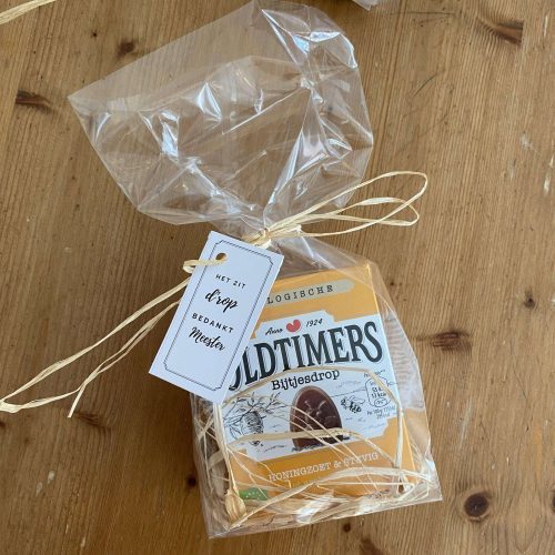 Bedankje voor juf en meester