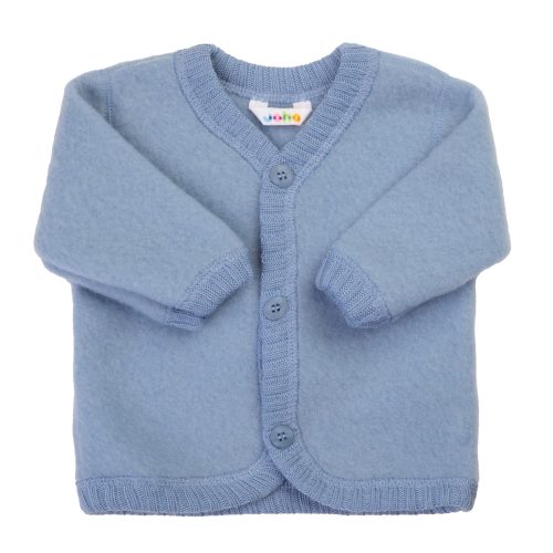 Joha merinowollen fleece vest - Licht blauw