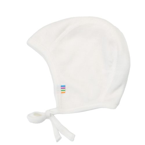 Merinowollen strikmutsje ecru (Joha)