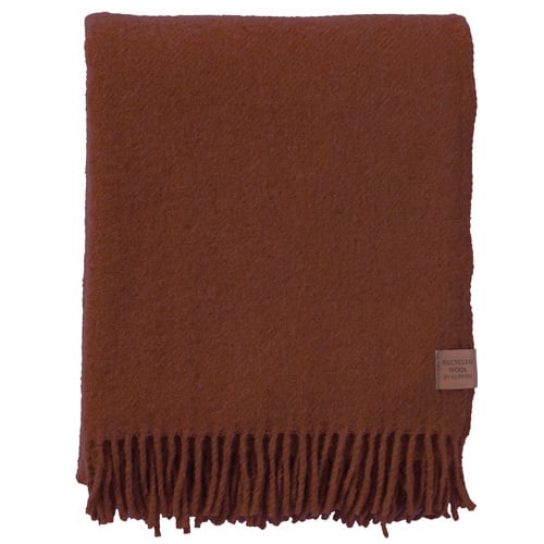 Wollen plaid True - Rust (Klippan)