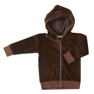 Velour Hoody - Hazelnoot (Pigeon Organics)