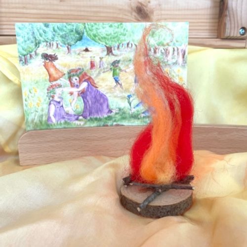 Vuur Sint jan voor seizoenstafel