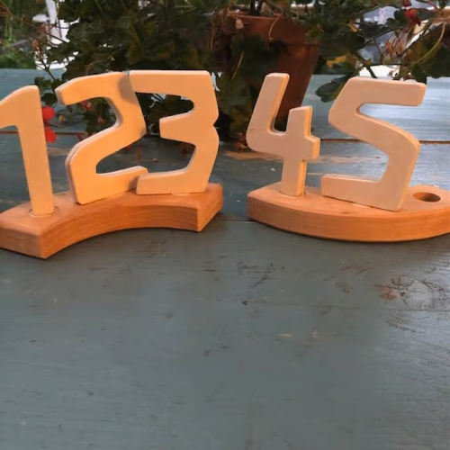 Steker Cijfers voor Verjaardagsring (Grimms)