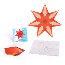 Sterrenpakket Vliegerpapier va 10 jaar - Rood geel oranje