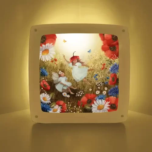 Toverplaat Silhouetlamp - whispers off summer bijdehansje