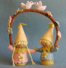 Twee kleine lentekabouters (Pippilotta) Zelf maken