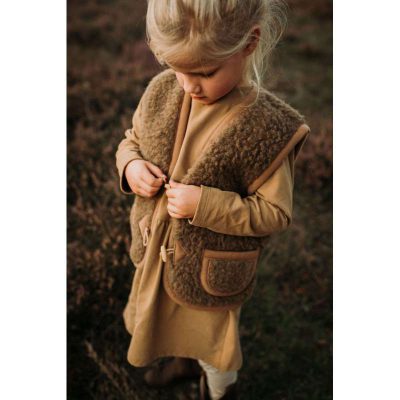 Wollen Bodywarmer - Bruin (Alwero)