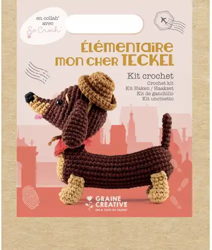 Haakpakket Teckel 18 cm