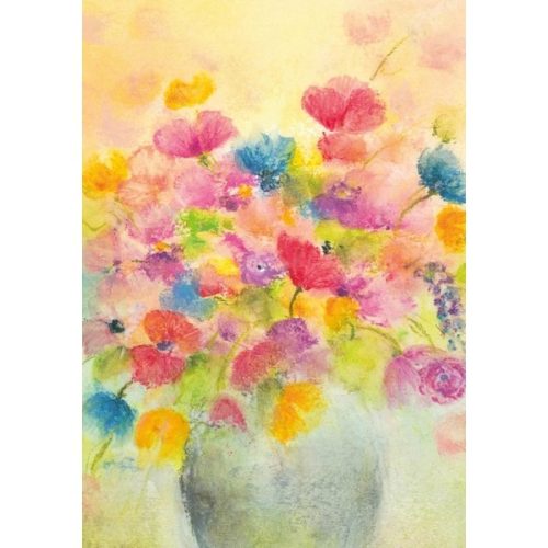 Ansichtkaart Bloemen in vaas (Baukje Exler)