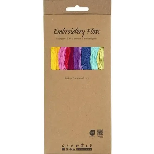 Borduurgaren katoen 6-draads - Kleurrijk