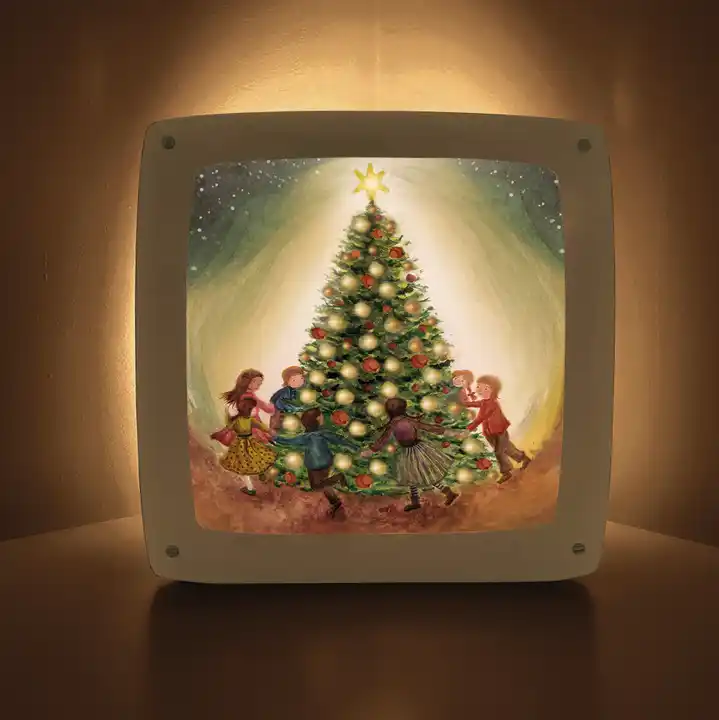 Toverplaat Silhouetlamp - christmas tree (bijdehansje)