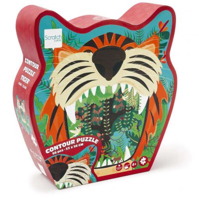 Contour puzzel junior - tijger 59 stukjes
