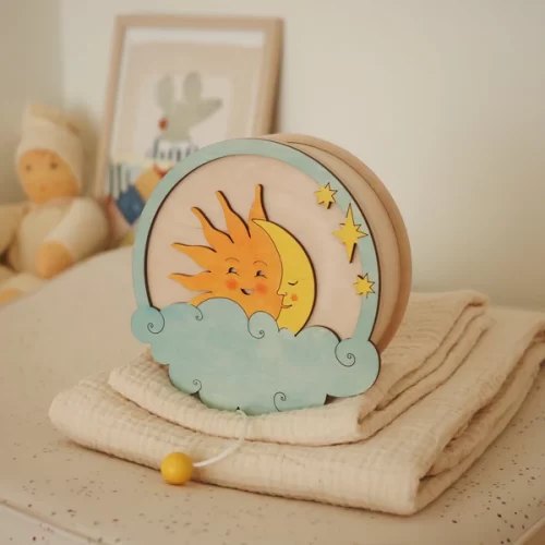 De Noest Muziekdoosje zon en maan