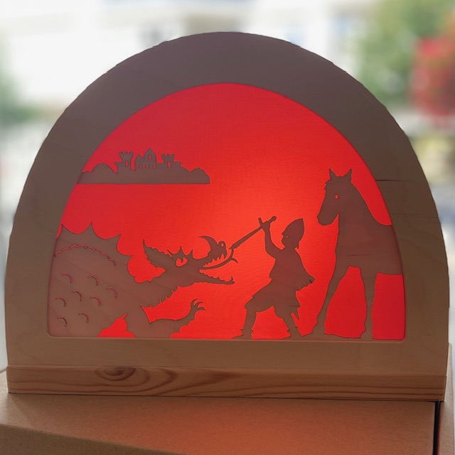 Silhouet - Joris en de draak (De Noest)