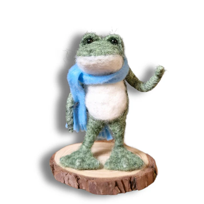 Flop de kikker naaldvilten startpakket Zelf maken - Afbeelding 3