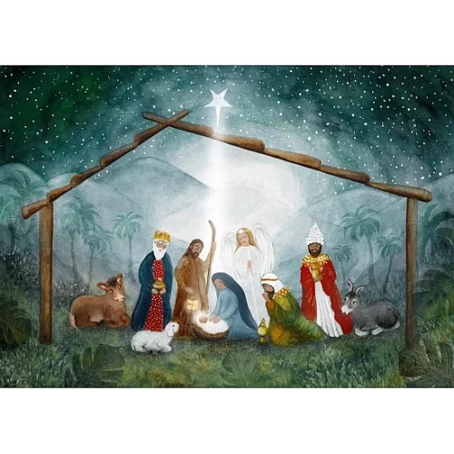 Ansichtkaart Holy night