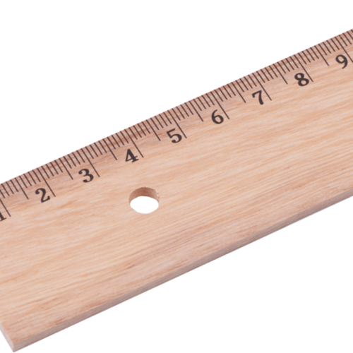 Liniaal 30 cm Beukenhout