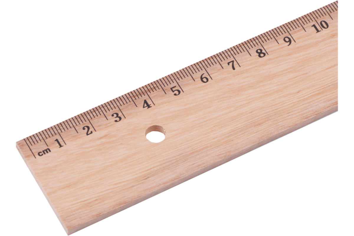 Liniaal 30 cm Beukenhout