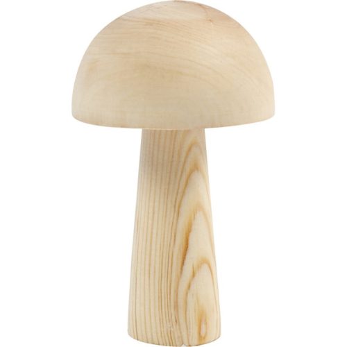 Paddenstoel - onbewerkt hout 14x9 cm
