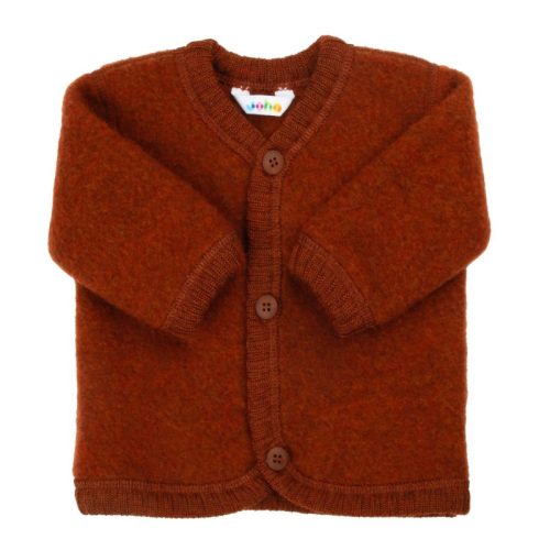 Fleece Vest 100% Merinowol - Russet