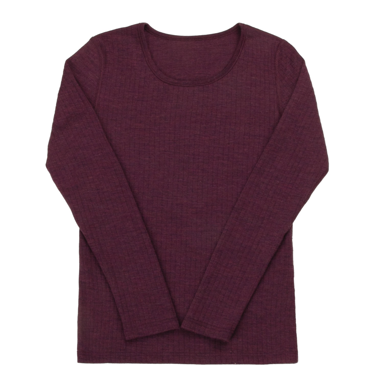 Wollen Longsleeve voor Dames - Plum
