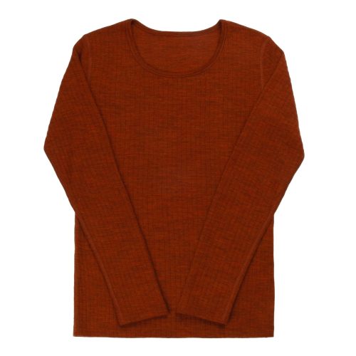 Wollen Longsleeve voor Dames - Russet