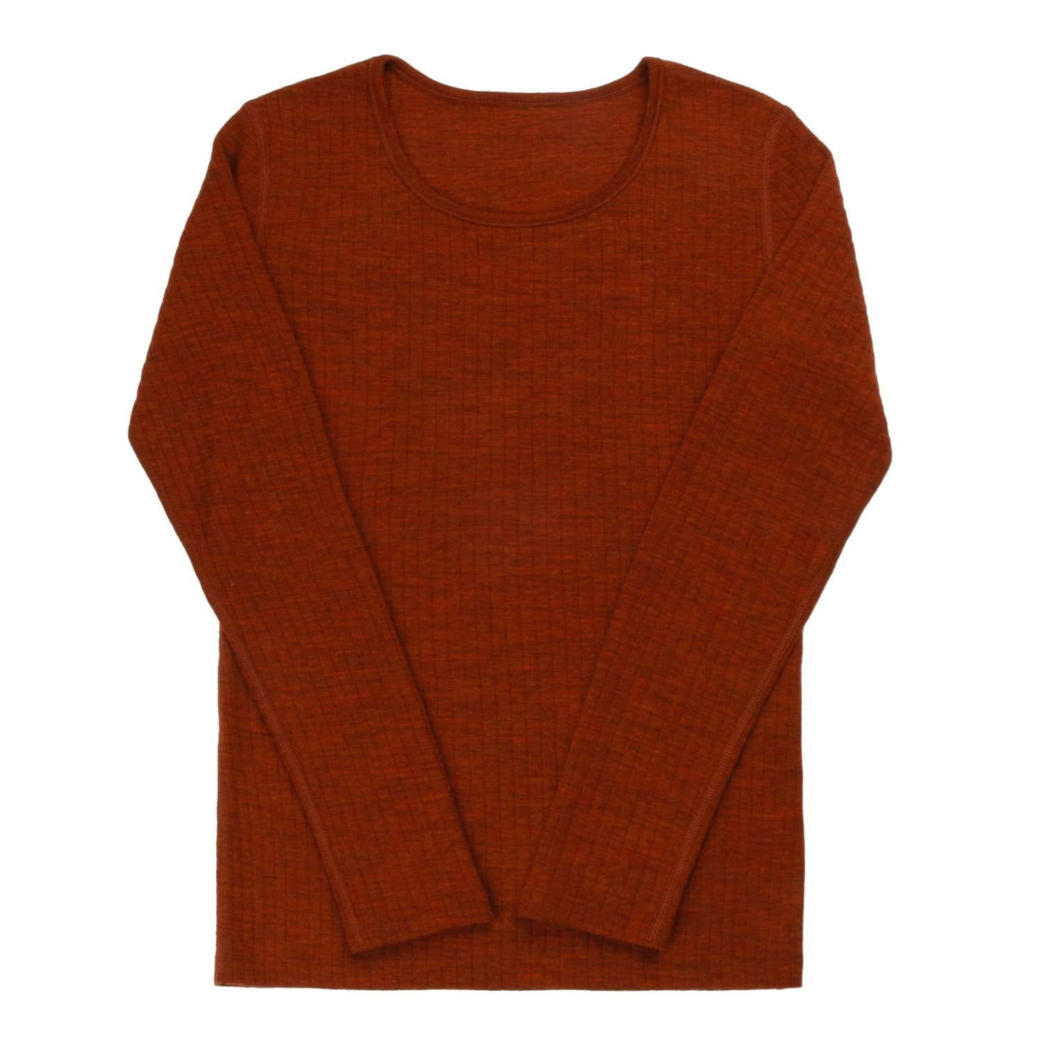 Wollen Longsleeve voor Dames - Russet