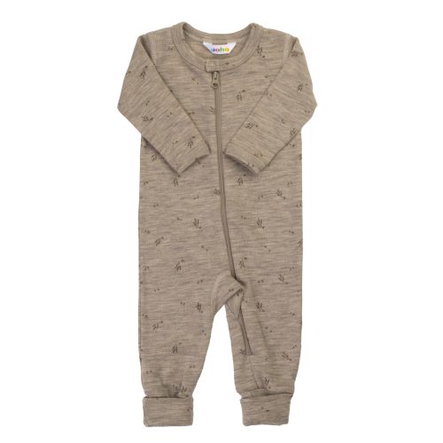 Joha Wollen Babypakje Merinowol met Voetjes - Sand