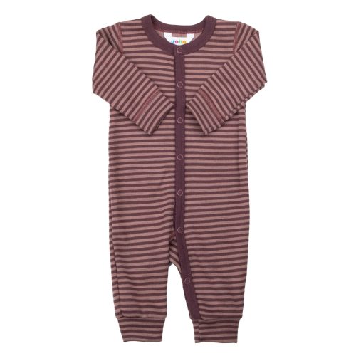 Wollen Jumpsuit roze streep (Joha)