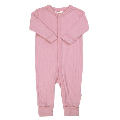 Joha Wollen Jumpsuit 2 in 1 voetjes- Oudroze