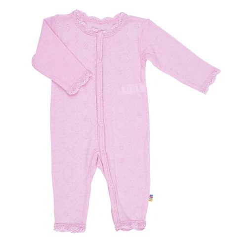 Joha Jumpsuit Ajour met Kant Wol/Zijde - Rose