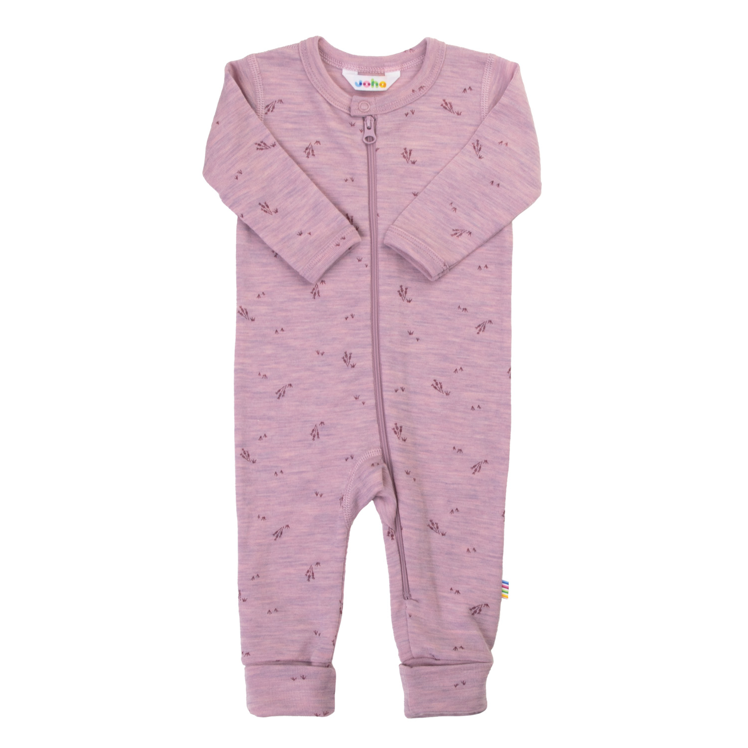 Joha Wollen Babypakje Merinowol met Voetjes - Lilac