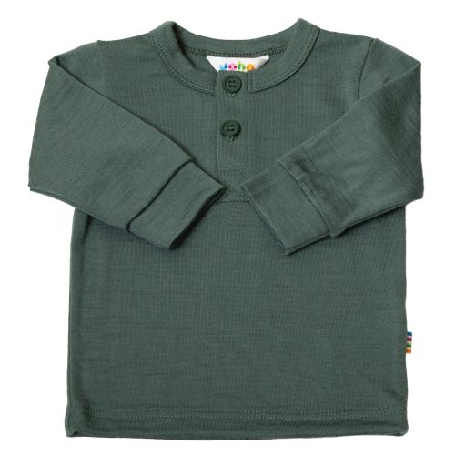 Wollen  longsleeve groen (Joha outlet)