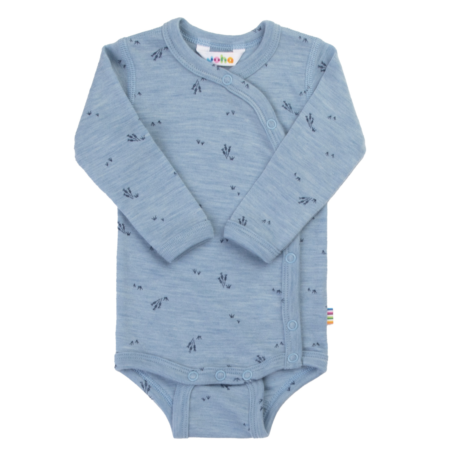 Joha Wollen Romper Merinowol Blue - Corn