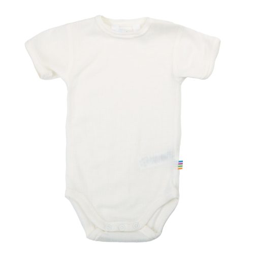 Joha Merinowollen Romper – Korte Mouw - Ecru