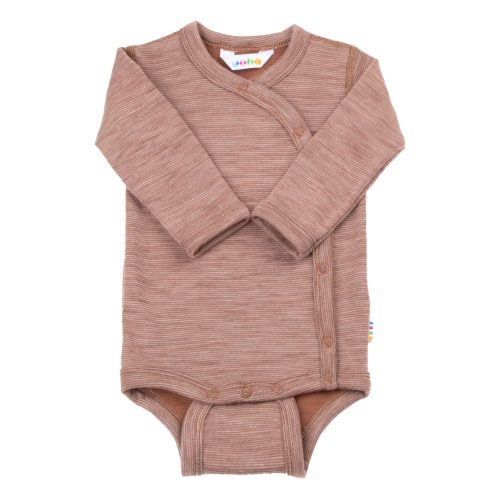 Wollen  overslag romper-roest (Joha outlet)