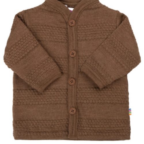 Joha Vest 100% Merinowol - Warm Brown