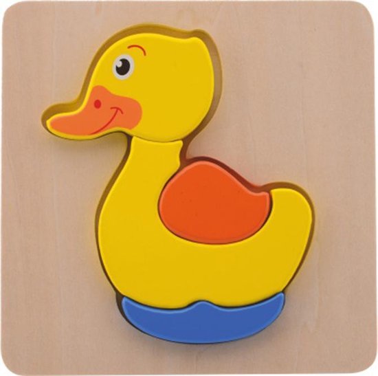 Joueco Eerste dieren puzzel eend